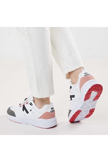 British Knights Femme Ravel Basket, Blanc, Gris, Rose, 36 EU