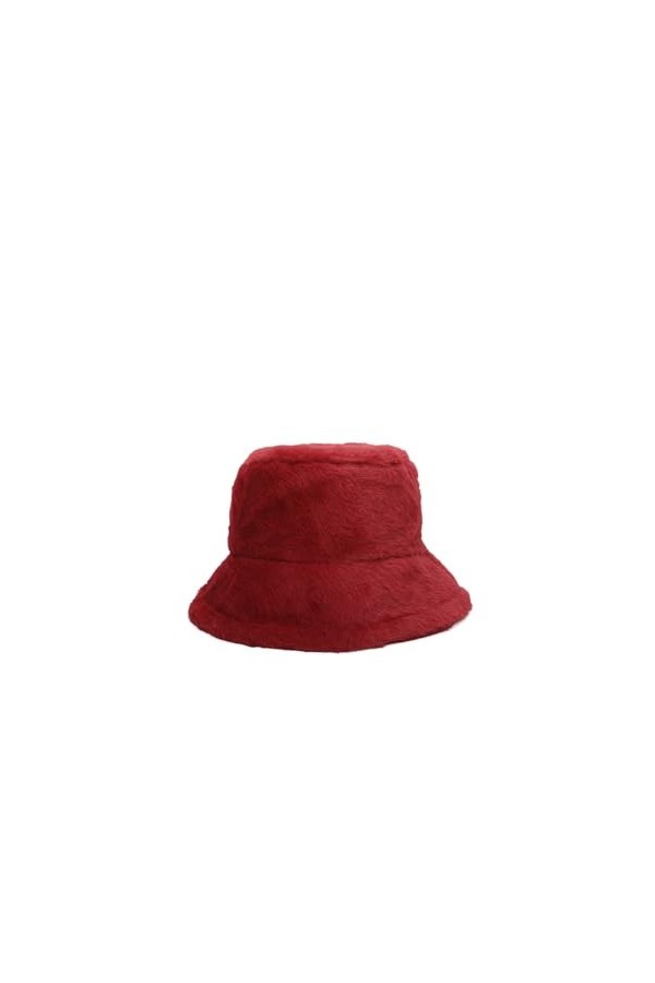 QUEEN HELENA Chapeau dhiver Cloche avec visière avec poils doux à la pêche pour femme CP302, vert, Taille Unique
