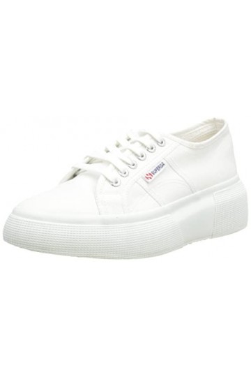 Superga Femme 2287-cotw Chaussures de Gymnastique, Blanc White 901 , 39 EU