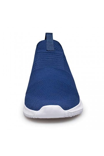 Baskets à enfiler pour femme - Pour course à pied, marche, tennis, infirmière, Bleu marine 2., 39 EU