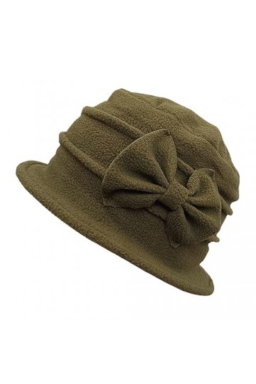 ZffXH Chapeau Cloche en Polaire Fleuri Hiver 20s Femme Bowler Church Derby Bucket Vintage Cap