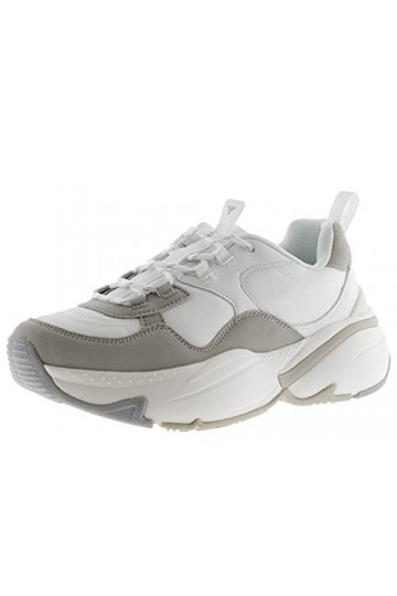 Victoria 1147104-WOMEN Aire Basket Nylon Y PU Bas Femme Blanco 39