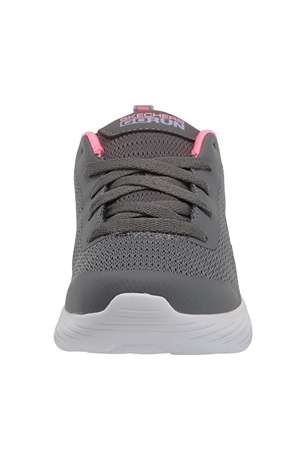 Skechers 302428L CCPK Basket, Charcoal Mesh/Pink Trim, 29 EU
