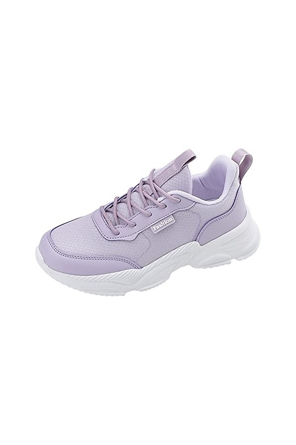 Chaussures de Sport Femme Respirant Femmes Baskets Mode été Nouveau modèle Maille Respirant Confortable antidérapant Chaussur