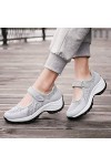 Baskets et chaussures de sport pour femme - Noir - Maille épaisse - Chaussures décontractées - Pour étudiant - Rocking - Mode