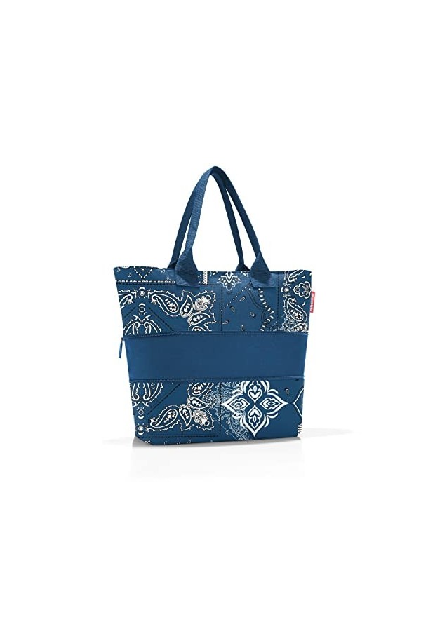 reisenthel Cabas-RJ7061, Sac à Main Femme, Bleu, Taille Unique