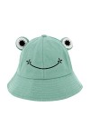 Naimo Chapeau de pêche mignon grenouille pour adulte - En coton - Unisexe - Pliable - Pour lextérieur - Chapeau dété, Rose,
