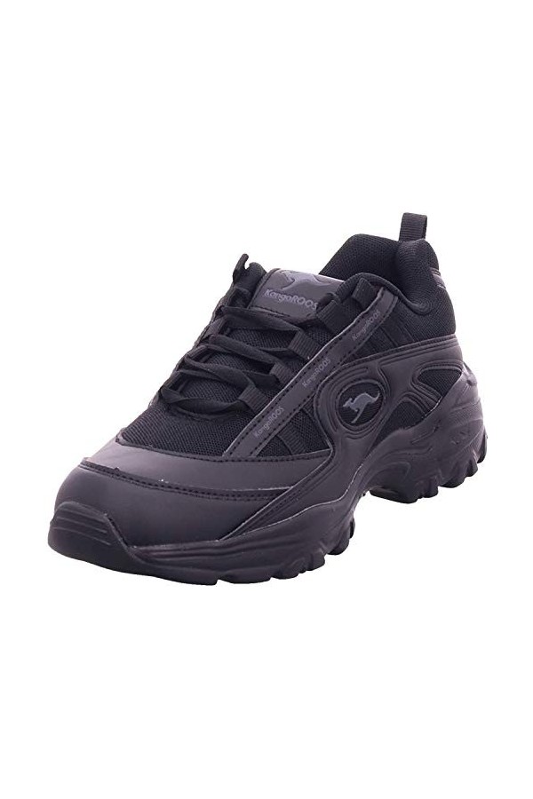 KangaROOS Femme KW-Chunky Basket, Jet Black Mono, 39 EU