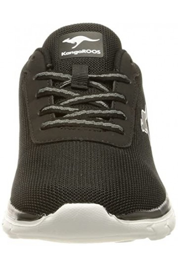 KangaROOS Mixte KN-nami Basket, Jet Black White, 36 EU