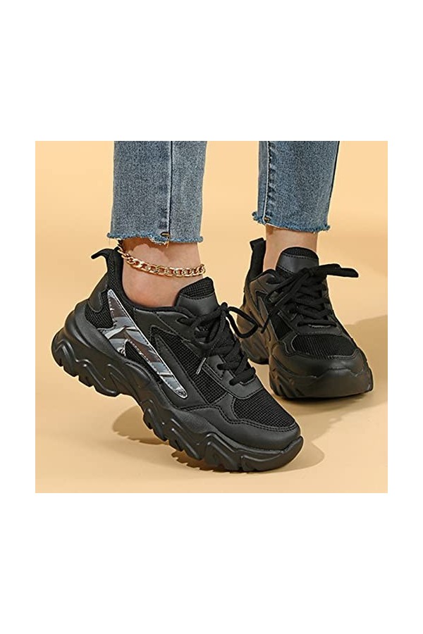 Chaussures Femme Confortable Orthopédique Baskets à Plateforme Baskets légères à la Mode Baskets dextérieur Douces et Confor