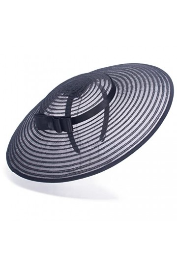 Lawliet Chapeau bibi en filet pour femme A603, Noir , taille unique