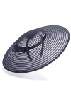 Lawliet Chapeau bibi en filet pour femme A603, Noir , taille unique