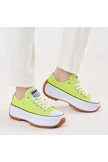 British Knights Femme Kaya Low Fly Basket, Citron Vert, 39 EU