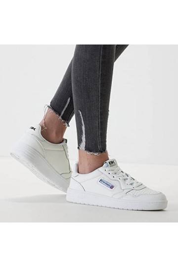 British Knights Femme Noors Basket, Blanc, 45 EU