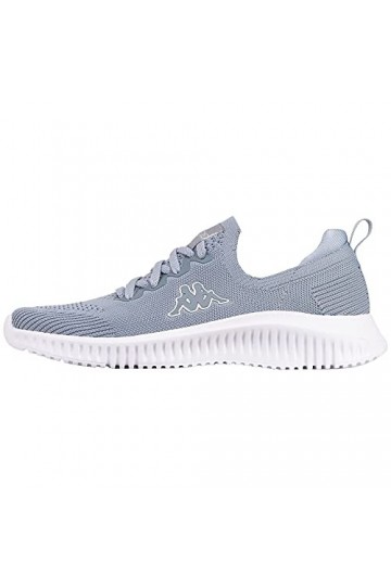 Kappa Femme Abiola Basket, Noir/argenté, 37 EU