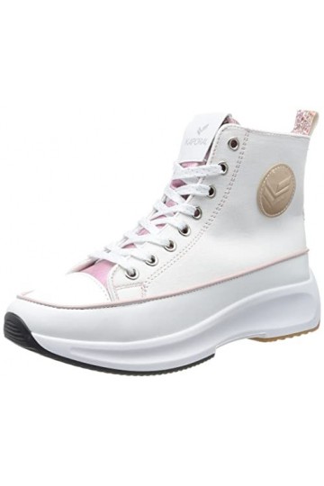 Kaporal Femme Christy Basket, Blanc Multi, 38 EU