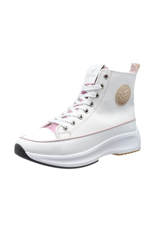 Kaporal Femme Christy Basket, Blanc Multi, 38 EU