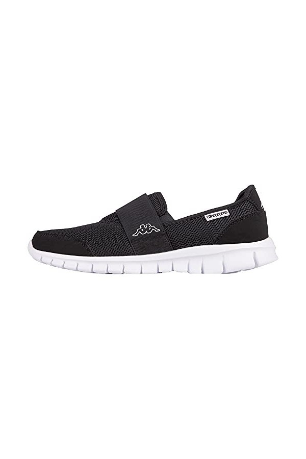Kappa Mixte Taro Mocassins, Noir Black/White 1110 , 37 EU
