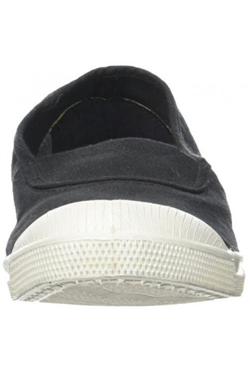 Bensimon - F15002 - TENNIS ELASTIQUE FEMME - Baskets Basses - Femme - Noir Carbone - 38 EU