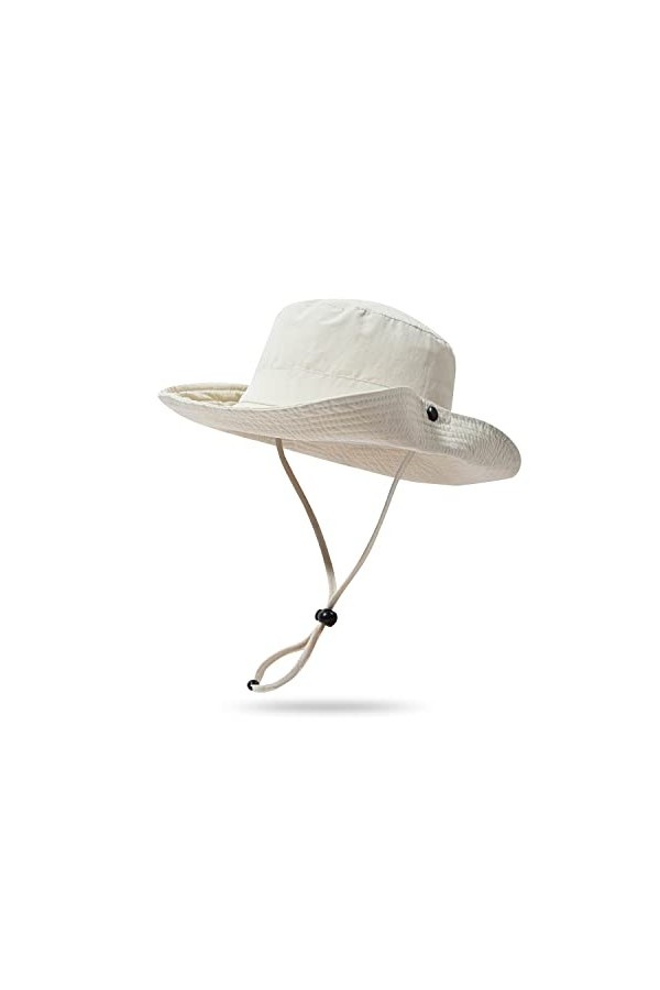 Clakllie Chapeau de pêche UPF 50+ à large bord,Chapeau de safari Boonie,Imperméable,Pour lextérieur,Chapeau de pêcheur,Tenda