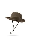 Clakllie Chapeau de pêche UPF 50+ à large bord,Chapeau de safari Boonie,Imperméable,Pour lextérieur,Chapeau de pêcheur,Tenda
