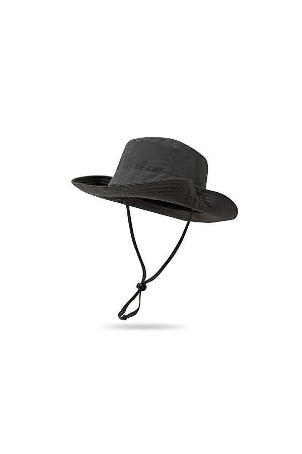 Clakllie Chapeau de pêche UPF 50+ à large bord,Chapeau de safari Boonie,Imperméable,Pour lextérieur,Chapeau de pêcheur,Tenda