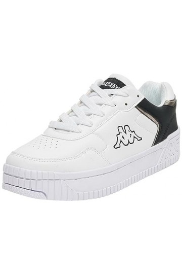 Kappa Mixte Code de Style : 243351 Aydin Femme Basket, White Black, 37 EU
