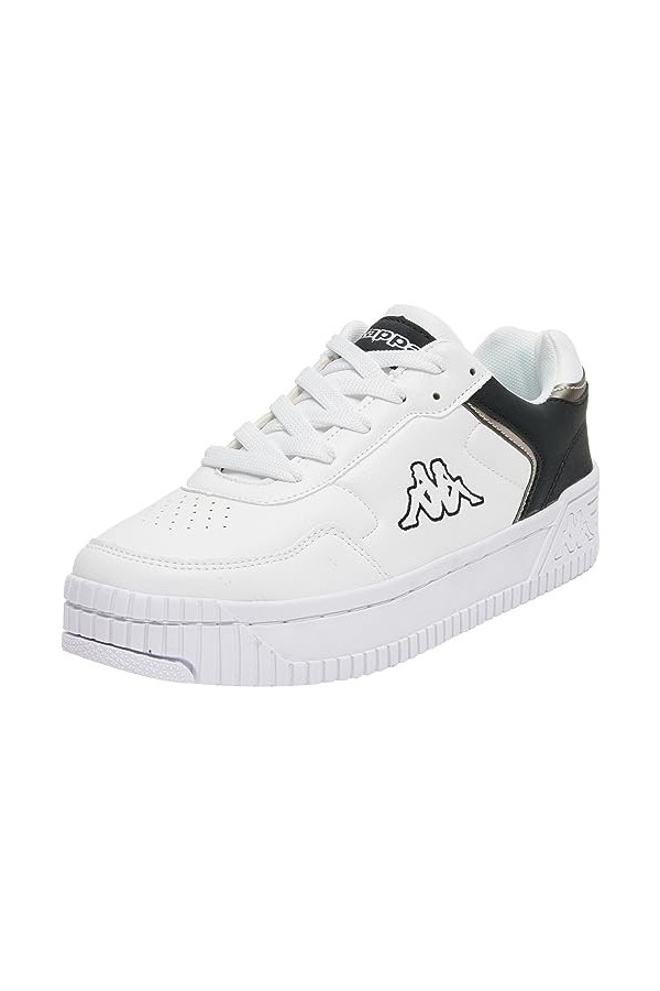 Kappa Mixte Code de Style : 243351 Aydin Femme Basket, White Black, 37 EU