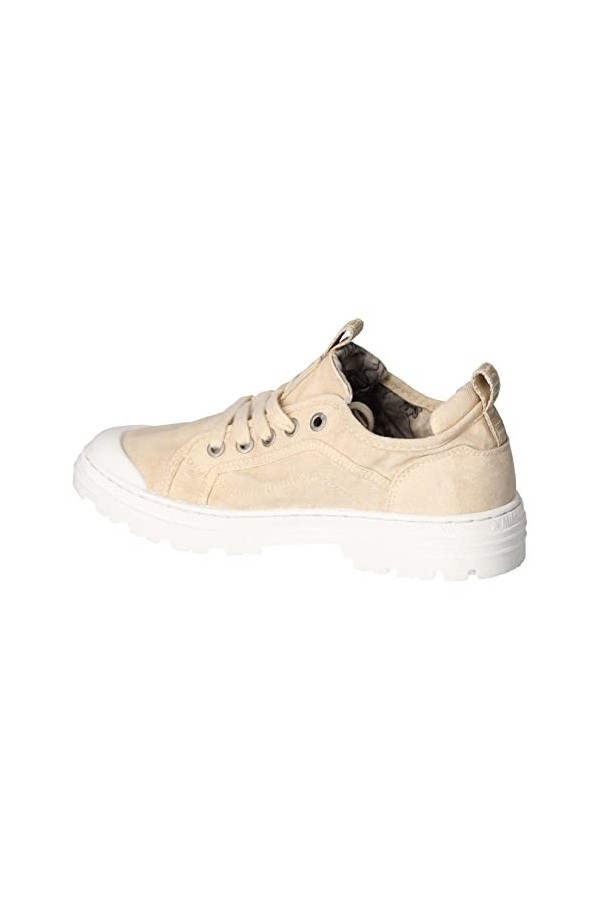 mustang Femme 1426-303 Chaussure Basse à Lacets, Ivoire, 40 EU
