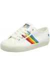 Gola Coaster Rainbow, Baskets, Ivoire Off White/Multi Powder , 36 EU