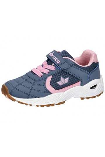 Lico Benchy Vs, Basket Femme, Gris et Rose, 36 EU