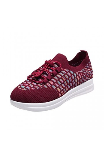 Baskets de Marche Femme Femme Air Baskets Chaussures Sport Sneakers Mode Automne Femmes Chaussures de Sport Fond Plat léger é