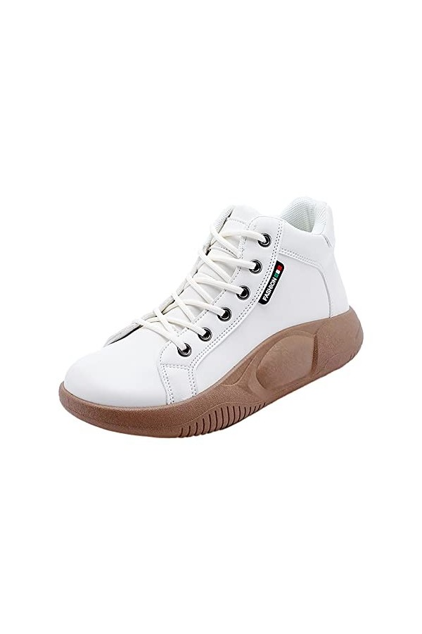 Zannycn Baskets pour femme à plateforme élégante et douce - Chaussures de course confortables et puissantes - Chaussures de m