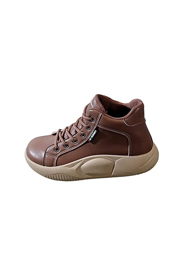 Zannycn Baskets pour femme à plateforme élégante et douce - Chaussures de course confortables et puissantes - Chaussures de m