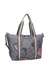 Vadobag MARIE Minou Chat Gattina ARISTOGATTI Disney - Grand sac à provisions - Dimensions 48 x 32 x 14 cm - Gris, gris