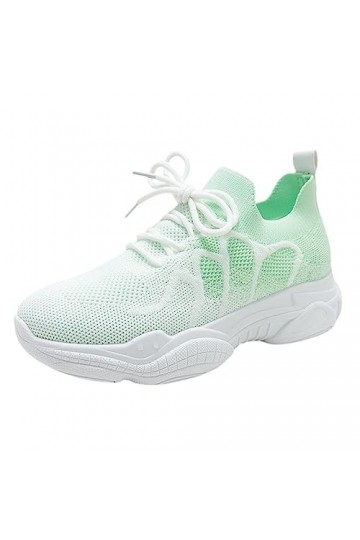 Yavion Basket Femmes Course Basses Athlétique Gym Mode Sneakers,Sneakers Maille Confortable Travail Chaussures Chaussure Runn