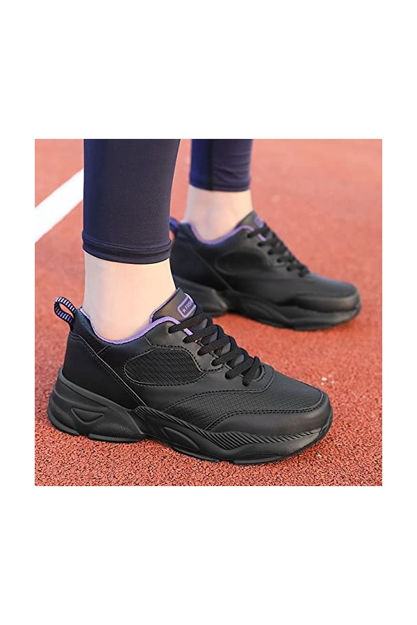 Baskets décontractées pour dames Chaussures décontractées pour femmes de grande taille, légères, confortables et respirantes,