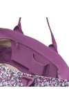 reisenthel shopper e1 - Sac grand volume en tissu polyester de haute qualité, Couleur:viola mauve