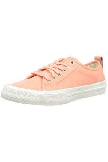 Clarks Femme Roxby Lace Basket, Toile Corail, 36 EU