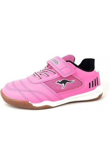KangaROOS Femme K-bilyard EV Chaussures de Sport, Rose Fluo, Noir de Jais, 36 EU