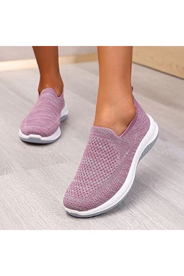 Baskets Femme Baskets Running Running Sport Léger Casual Fitness Mode Baskets Baskets En Plein Air Gymnastique Running Soft M