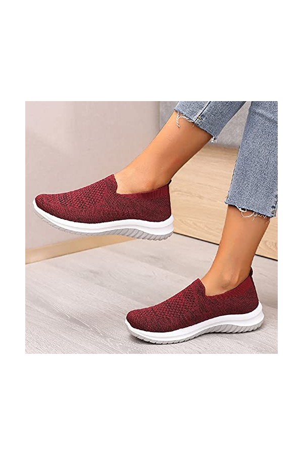 Baskets Femme Baskets Running Running Sport Léger Casual Fitness Mode Baskets Baskets En Plein Air Gymnastique Running Soft M