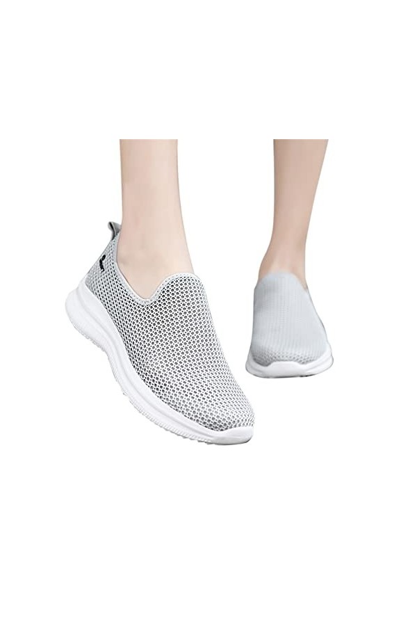 Baskets Femme Sneakers Running Respirant Léger Chaussures De Randonnée Sport Chaussures De Marche Basculant Respirant Gymnast