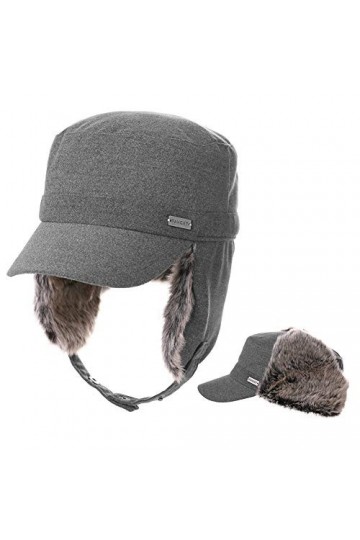 Jeff & Aimy Elmer Fudd Casquette de baseball unisexe avec cache-oreilles 54-62 cm, 99707 gris, Taille L