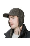 Jeff & Aimy Elmer Fudd Casquette de baseball unisexe avec cache-oreilles 54-62 cm, 99707 gris, Taille L