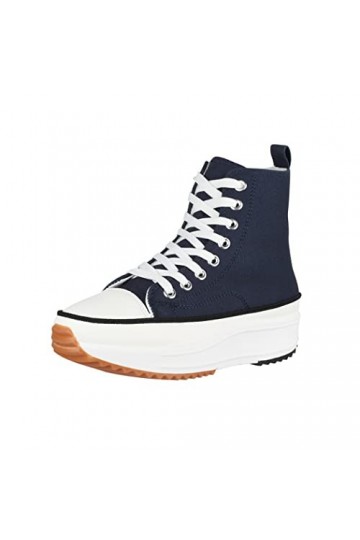 Elara Baskets à Talons Plateau Femme Chunkyrayan BD50 Navy-39