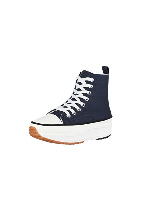 Elara Baskets à Talons Plateau Femme Chunkyrayan BD50 Navy-39