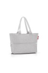 reisenthel shopper e1 - Sac grand volume en tissu polyester de haute qualité, Couleur:viola celeste