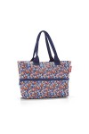reisenthel shopper e1 - Sac grand volume en tissu polyester de haute qualité, Couleur:viola celeste