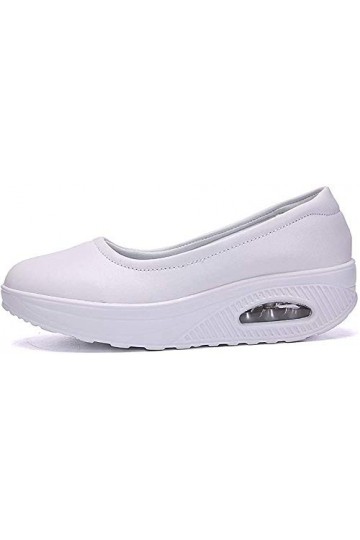 Aitaobao Femmes Plateforme Chaussures de Minceur Minceur Fitness Confortable Baskets Curse Compens Loafers Basses Mocassins S